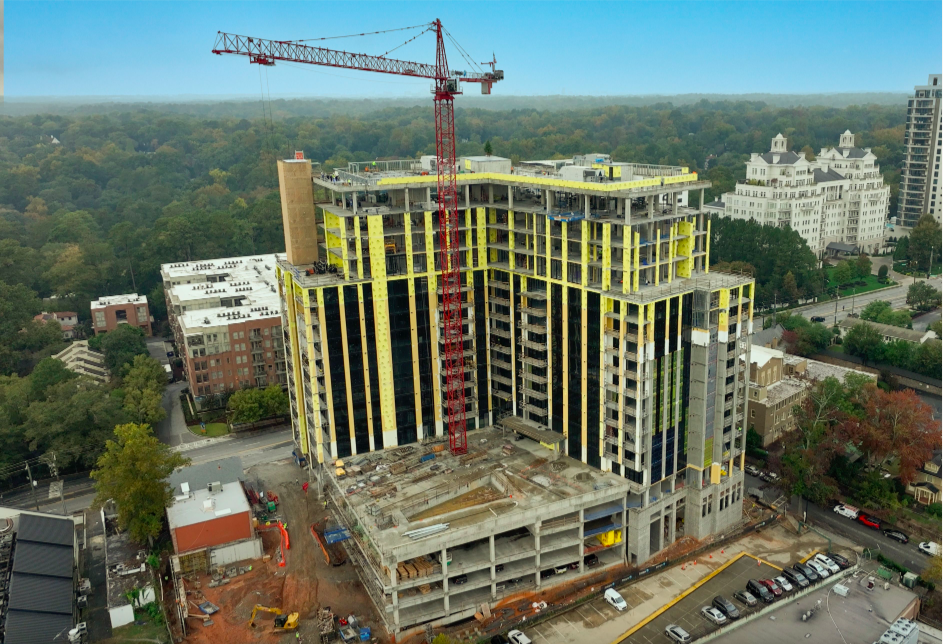 Buckhead's Latest Condo High-rise Officially Tops Out | Urbanize Atlanta